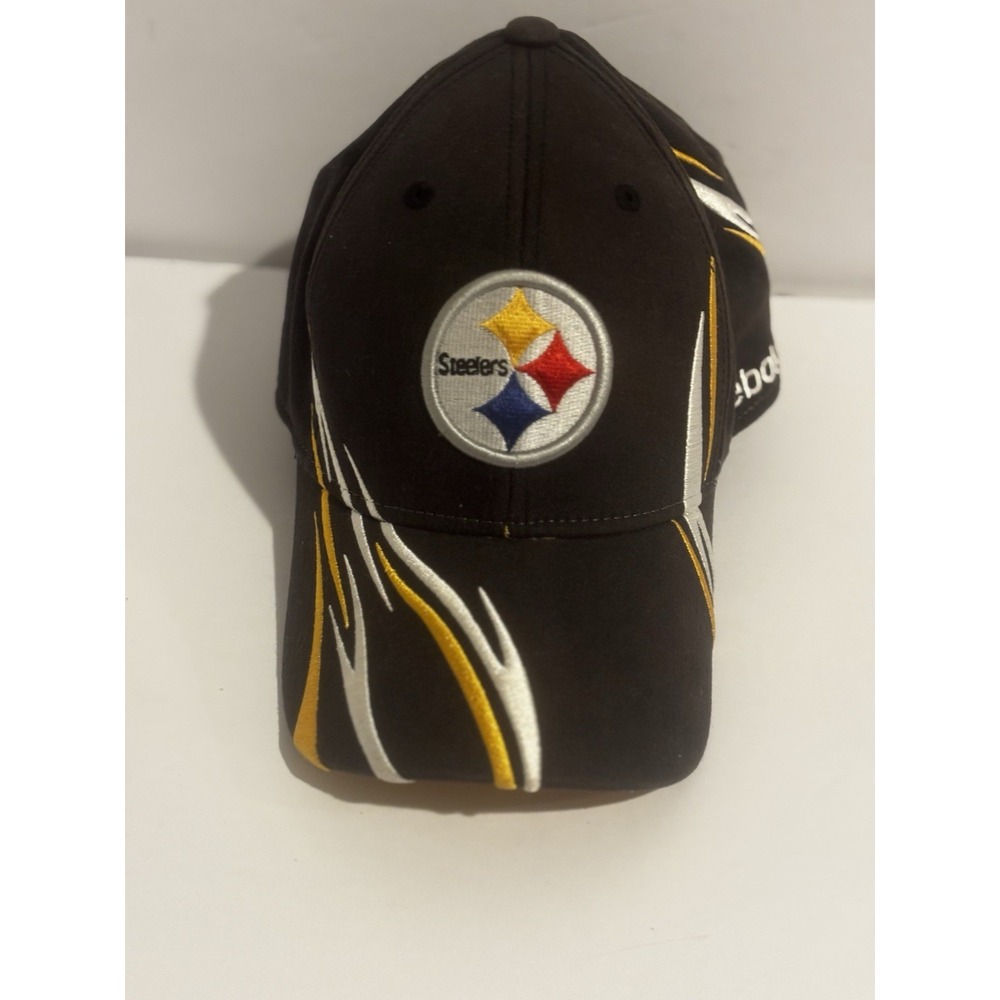 Pittsburgh Steelers NFL Pro Team Colors S/M Cap Hat Football Black Reebok